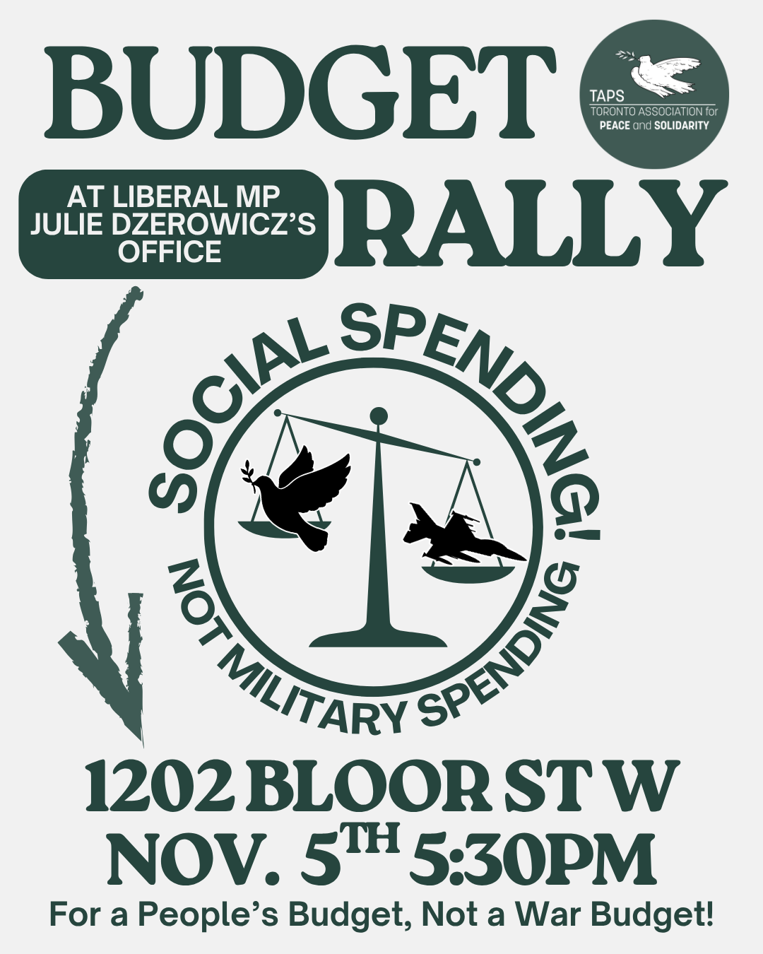 FEDERAL BUDGET RALLY!